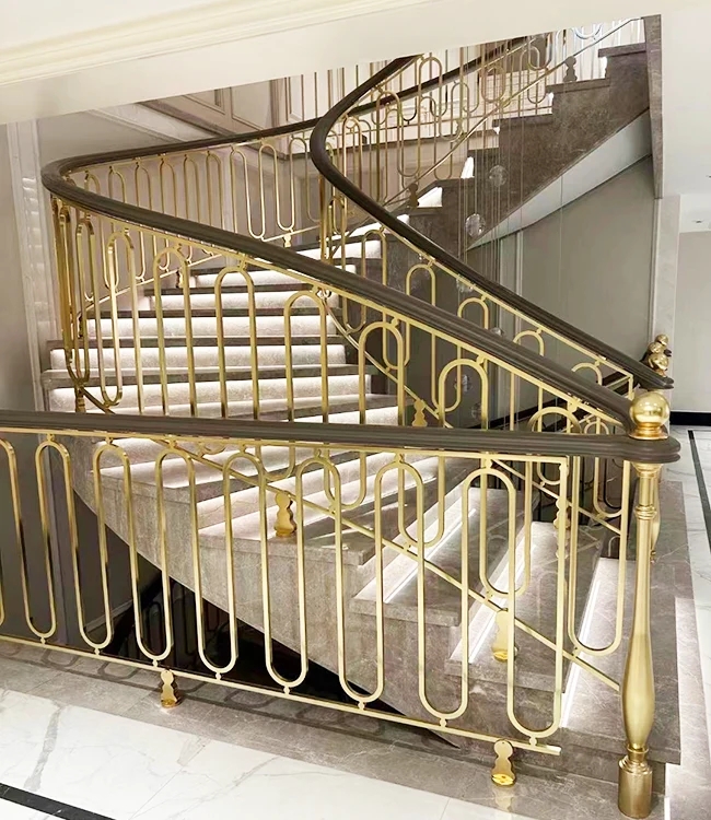 Quid commoda luxuriae Design aluminium sculpsit Stair Handrail in Ordinarius ones?