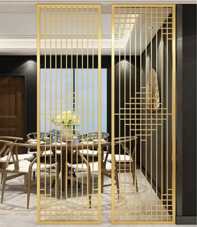 Laser Cut Metal Partition Screen